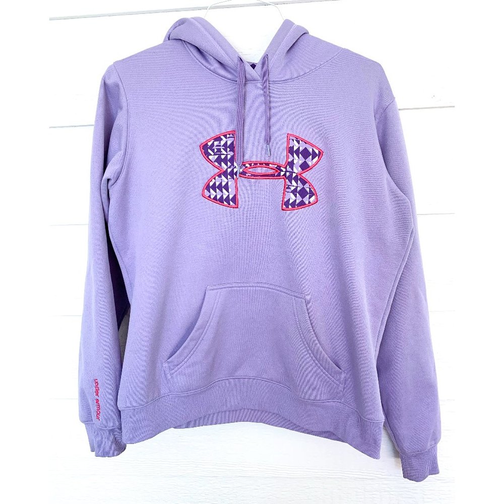 Under Armour Purple Pullover Hooded Sweatshirt
